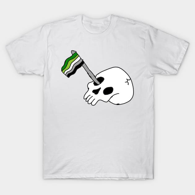 Aro skelly T-Shirt by the doodler